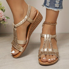Orthopedische Ibiza Sleehak Sandalen Dames – Comfort & Stijl in Eén