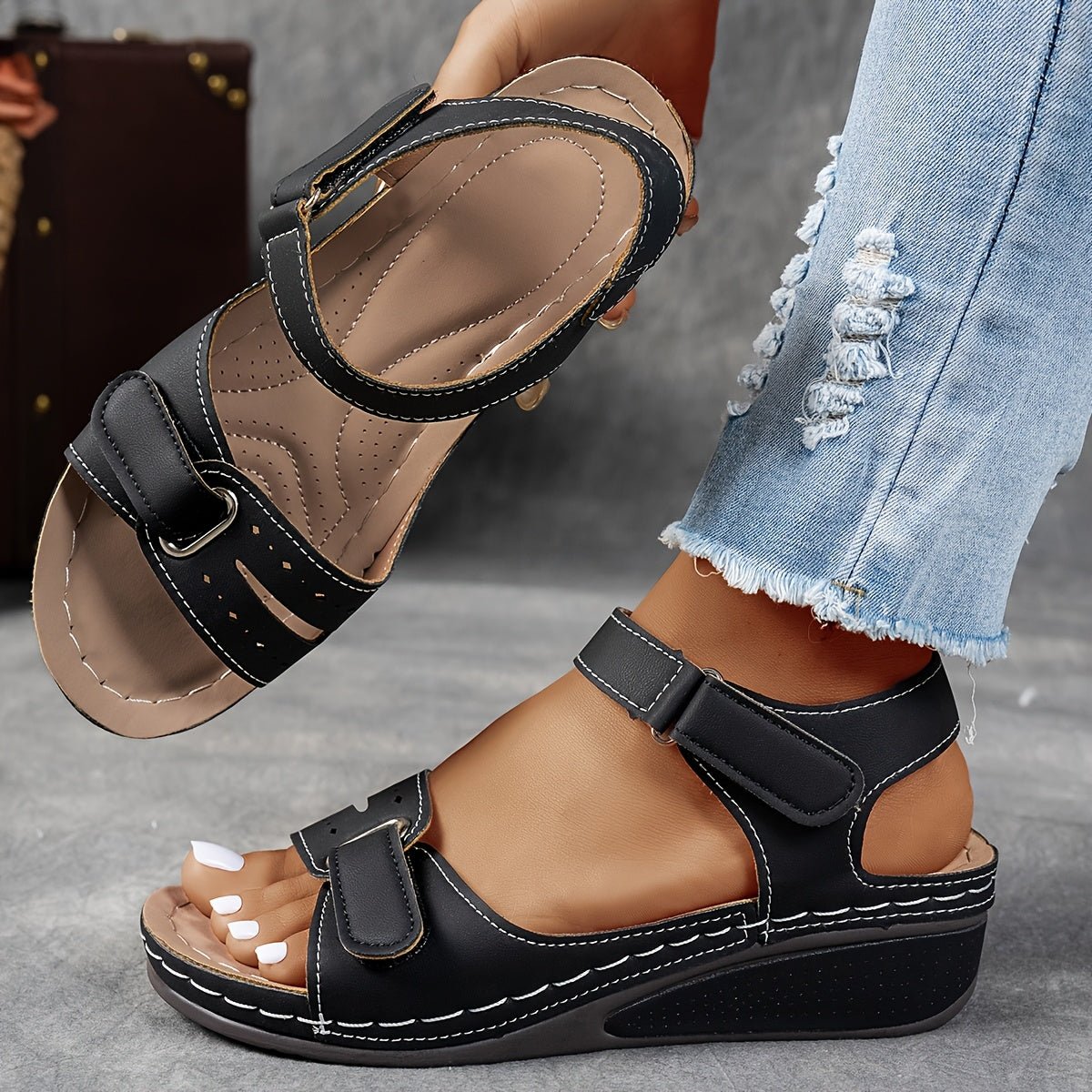 Orthopedische Sandalen Dames – Comfortabel, Antislip & Verstelbaar voor Brede Voeten