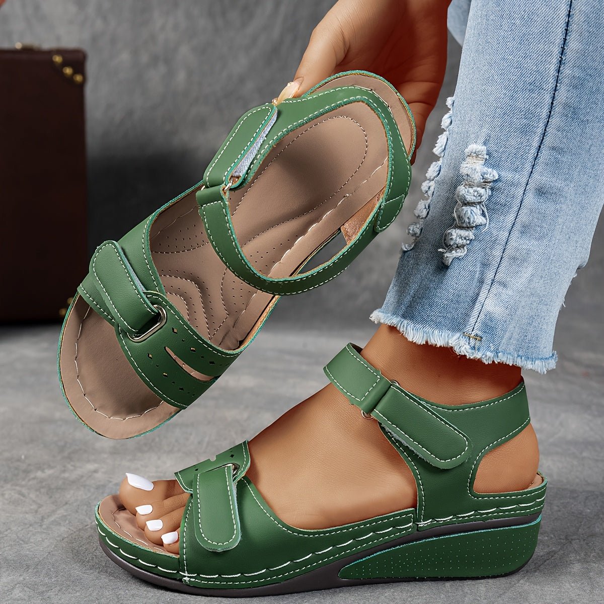 Orthopedische Sandalen Dames – Comfortabel, Antislip & Verstelbaar voor Brede Voeten