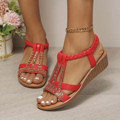 Orthopedische Ibiza Sleehak Sandalen Dames – Comfort & Stijl in Eén