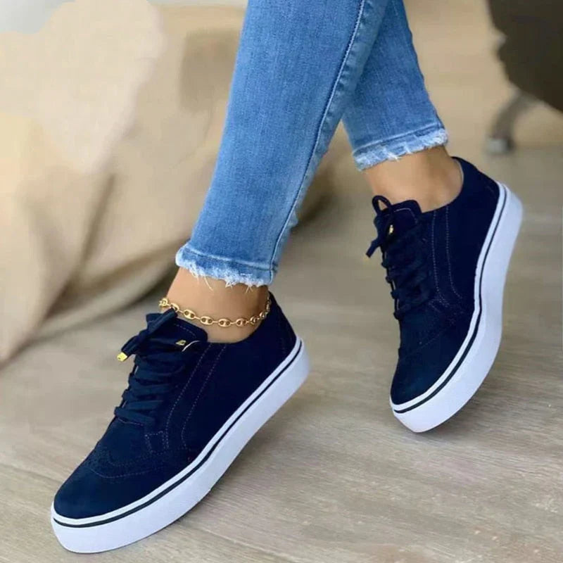 Dames Sneakers met Orthopedische Inlegzool voor Comfort – Lichtgewicht Veterschoenen voor Dagelijks Gebruik-5