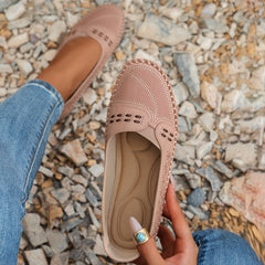 Vintage Orthopedische Leren Loafers Dames – Ademend, Lichtgewicht & Pijnverlichtend