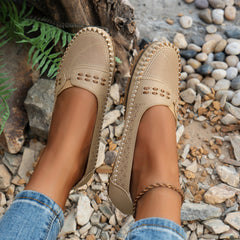 Vintage Orthopedische Leren Loafers Dames – Ademend, Lichtgewicht & Pijnverlichtend