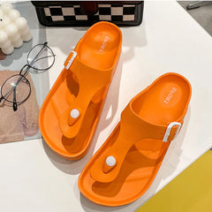 Dames EVA Slippers – Waterdichte Comfortabele Bad- en Strandsandalen met Dikke Zool
