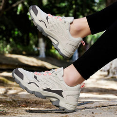 Waterdichte Unisex Outdoorschoenen – Antislip & Lichtgewicht Wandelschoenen voor Dames (valt klein 1 maat groter bestellen)