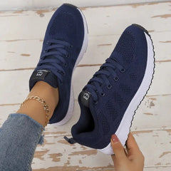 Dames Mesh Sportsneakers – Ademend, Lichtgewicht & Comfortabel voor Vrije Tijd en Sport