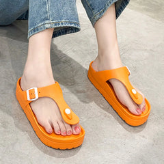 Dames EVA Slippers – Waterdichte Comfortabele Bad- en Strandsandalen met Dikke Zool