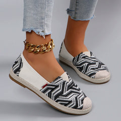 Dames Instapschoenen met Geweven Patroon – Ademend, Lichtgewicht en Antislip voor Lente & Zomer