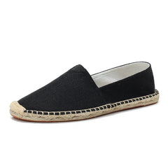 Comfortabele Dames Espadrilles – Slip-On Vlasschoenen met Platte Zool voor Zomer & Vrije Tijd