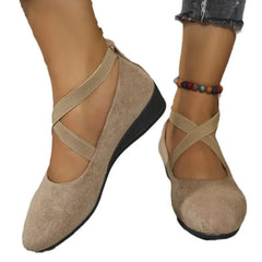Dames Puntige Loafers – Effen Kleur Casual Instapschoenen met Rubberen Zool