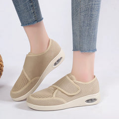 Orthopedische Dames Wandelschoenen – Ademend, Zacht en Verstelbaar met Klittenband (Ook in Plus Size)