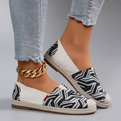 Dames Instapschoenen met Geweven Patroon – Ademend, Lichtgewicht en Antislip voor Lente & Zomer