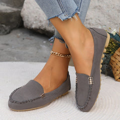 Dames Loafers met Print – Zachte Instapschoenen met Antislip Zool