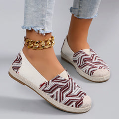 Dames Instapschoenen met Geweven Patroon – Ademend, Lichtgewicht en Antislip voor Lente & Zomer