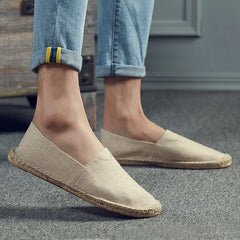 Comfortabele Dames Espadrilles – Slip-On Vlasschoenen met Platte Zool voor Zomer & Vrije Tijd