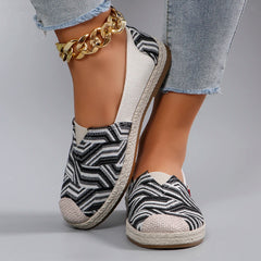 Dames Instapschoenen met Geweven Patroon – Ademend, Lichtgewicht en Antislip voor Lente & Zomer
