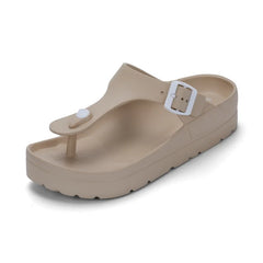 Dames EVA Slippers – Waterdichte Comfortabele Bad- en Strandsandalen met Dikke Zool
