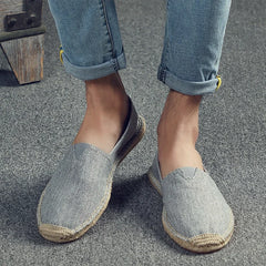 Comfortabele Dames Espadrilles – Slip-On Vlasschoenen met Platte Zool voor Zomer & Vrije Tijd