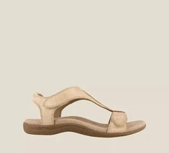 Sportieve Klittenband Sandalen Dames – Platte Zool, Lichtgewicht & Comfort voor Zomer