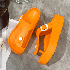 Dames EVA Slippers – Waterdichte Comfortabele Bad- en Strandsandalen met Dikke Zool