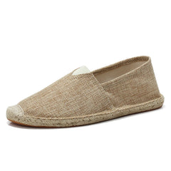Comfortabele Dames Espadrilles – Slip-On Vlasschoenen met Platte Zool voor Zomer & Vrije Tijd