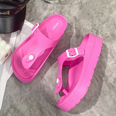 Dames EVA Slippers – Waterdichte Comfortabele Bad- en Strandsandalen met Dikke Zool