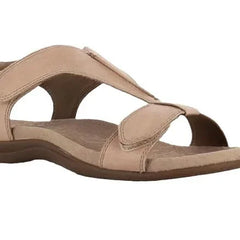 Sportieve Klittenband Sandalen Dames – Platte Zool, Lichtgewicht & Comfort voor Zomer