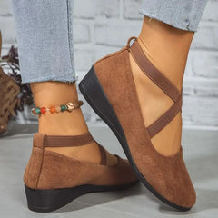 Dames Puntige Loafers – Effen Kleur Casual Instapschoenen met Rubberen Zool