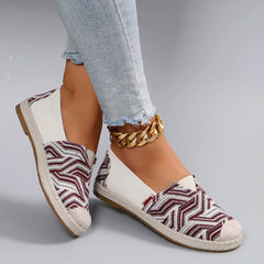 Dames Instapschoenen met Geweven Patroon – Ademend, Lichtgewicht en Antislip voor Lente & Zomer