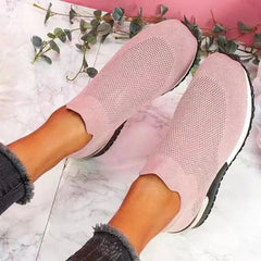 Ademend Dames Hardloopschoenen met Max Kussens en Brede Pasvorm – Lichtgewicht Mesh Sneakers voor Buitensport - Dames - Schoenen