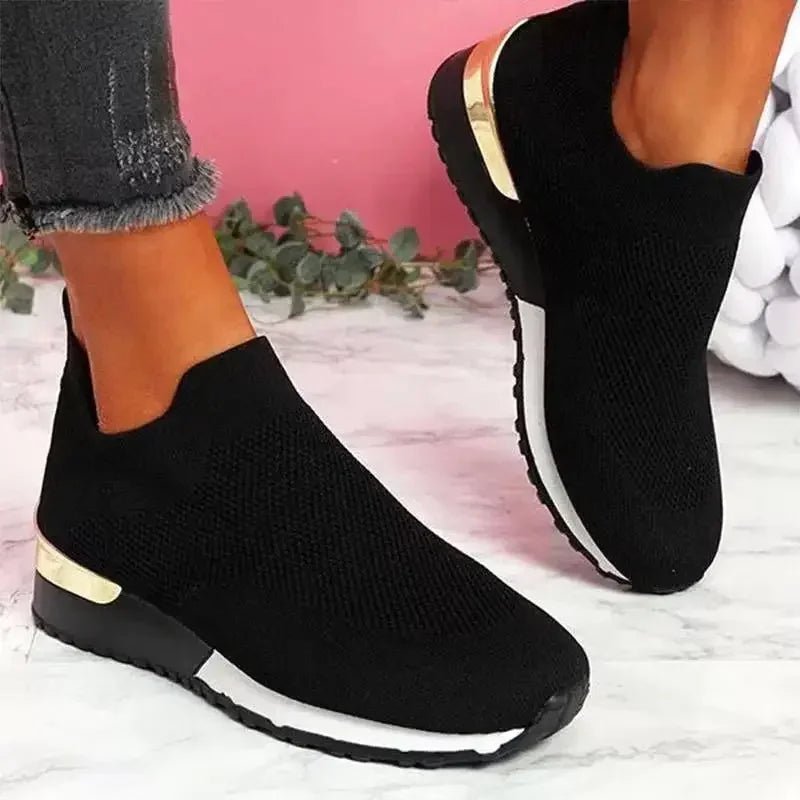 Ademend Dames Hardloopschoenen met Max Kussens en Brede Pasvorm – Lichtgewicht Mesh Sneakers voor Buitensport - Dames - Schoenen