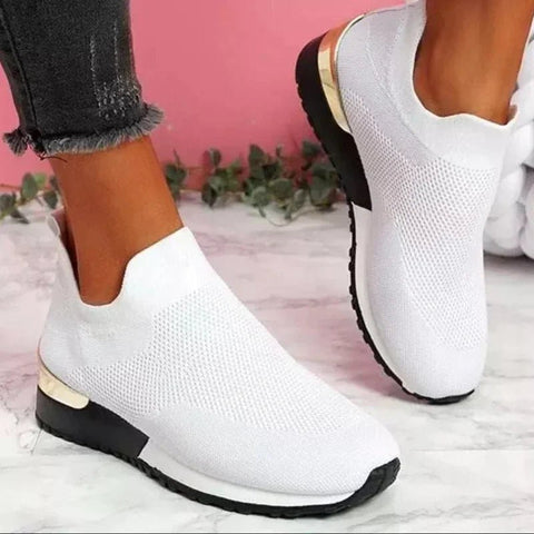 Ademend Dames Hardloopschoenen met Max Kussens en Brede Pasvorm – Lichtgewicht Mesh Sneakers voor Buitensport - Dames - Schoenen