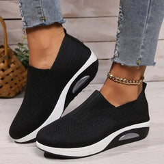 Ademende Mesh Sneakers Dames met Platform – Casual Wandelschoenen in Diverse Kleuren - Dames - Schoenen