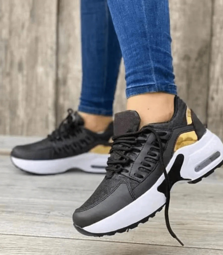 Comfortabele Plateausneakers voor Dames met Ademend Mesh en Eva Binnenzool – Ideaal voor Dagelijks Gebruik-2