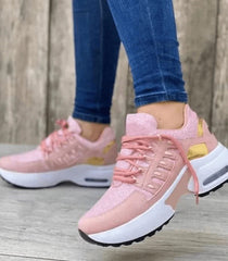 Comfortabele Plateausneakers voor Dames met Ademend Mesh en Eva Binnenzool – Ideaal voor Dagelijks Gebruik-4