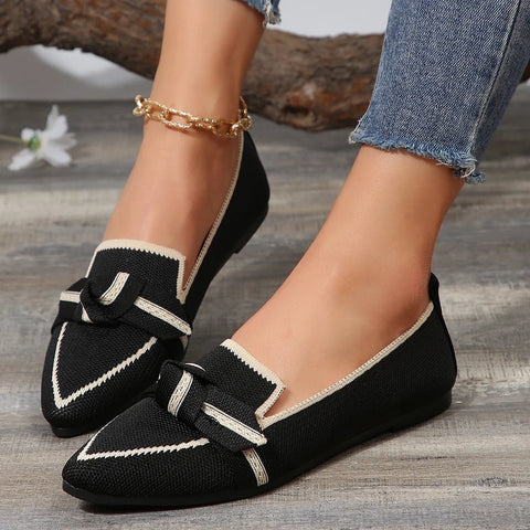 Comfortabele Dames Loafers met Puntige Teen en Zachte Voering – Veelkleurige Casual Ballerina's - Dames - Schoenen