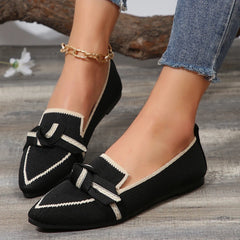 Comfortabele Dames Loafers met Puntige Teen en Zachte Voering – Veelkleurige Casual Ballerina's - Dames - Schoenen