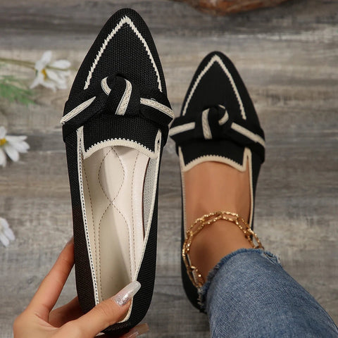 Comfortabele Dames Loafers met Puntige Teen en Zachte Voering – Veelkleurige Casual Ballerina's - Dames - Schoenen