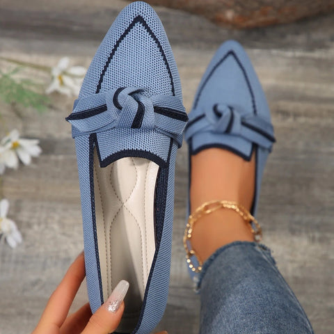 Comfortabele Dames Loafers met Puntige Teen en Zachte Voering – Veelkleurige Casual Ballerina's - Dames - Schoenen