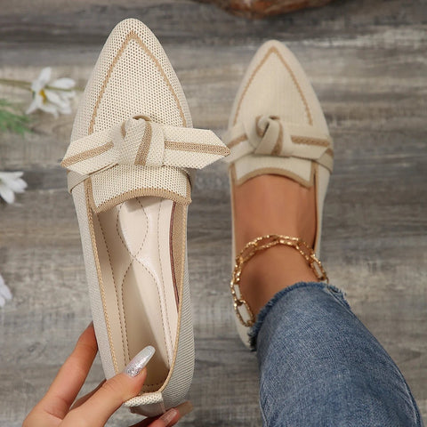 Comfortabele Dames Loafers met Puntige Teen en Zachte Voering – Veelkleurige Casual Ballerina's - Dames - Schoenen