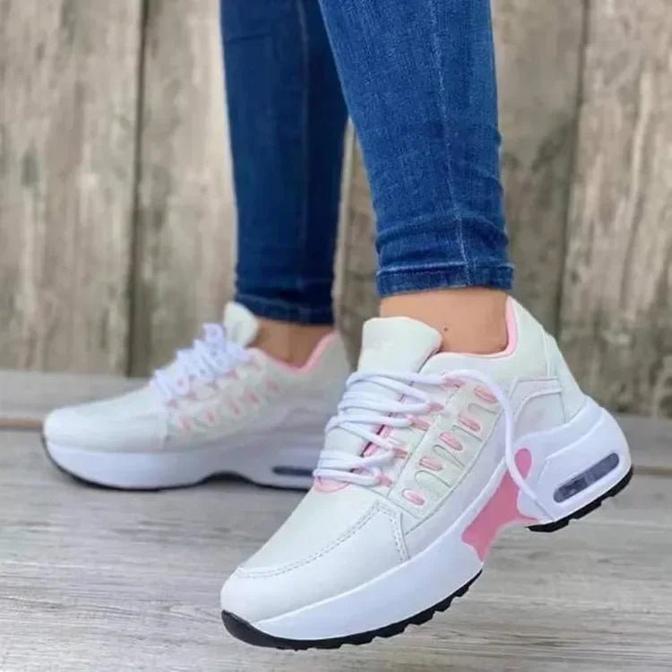 Comfortabele Dames Sneakers met Platform – Ademend Mesh en Antislip Zool - Dames - Schoenen