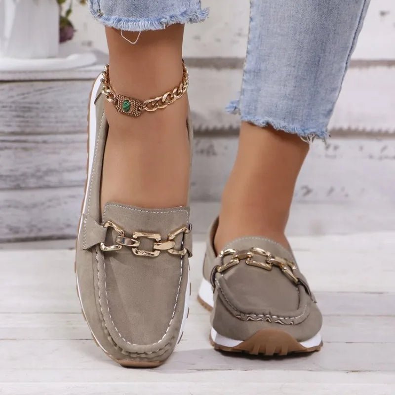 Comfortabele Loafers Dames – Ademend en Lichtgewicht Slip - On Schoenen - Dames - Schoenen
