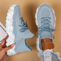 Comfortabele Sneakers Dames – Ademend Slip - On Ontwerp met Lichtgewicht Zool - Dames - Schoenen
