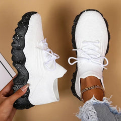 Comfortabele Sneakers Dames – Ademend Slip - On Ontwerp met Lichtgewicht Zool - Dames - Schoenen