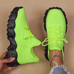Comfortabele Sneakers Dames – Ademend Slip - On Ontwerp met Lichtgewicht Zool - Dames - Schoenen