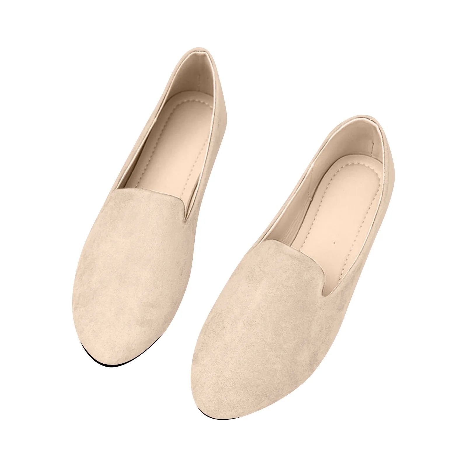 Dames Ballet Flats in Snoepkleur – Comfortabele Loafers voor Herfst in Groot Formaat - Dames - Schoenen