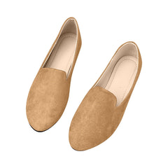 Dames Ballet Flats in Snoepkleur – Comfortabele Loafers voor Herfst in Groot Formaat - Dames - Schoenen