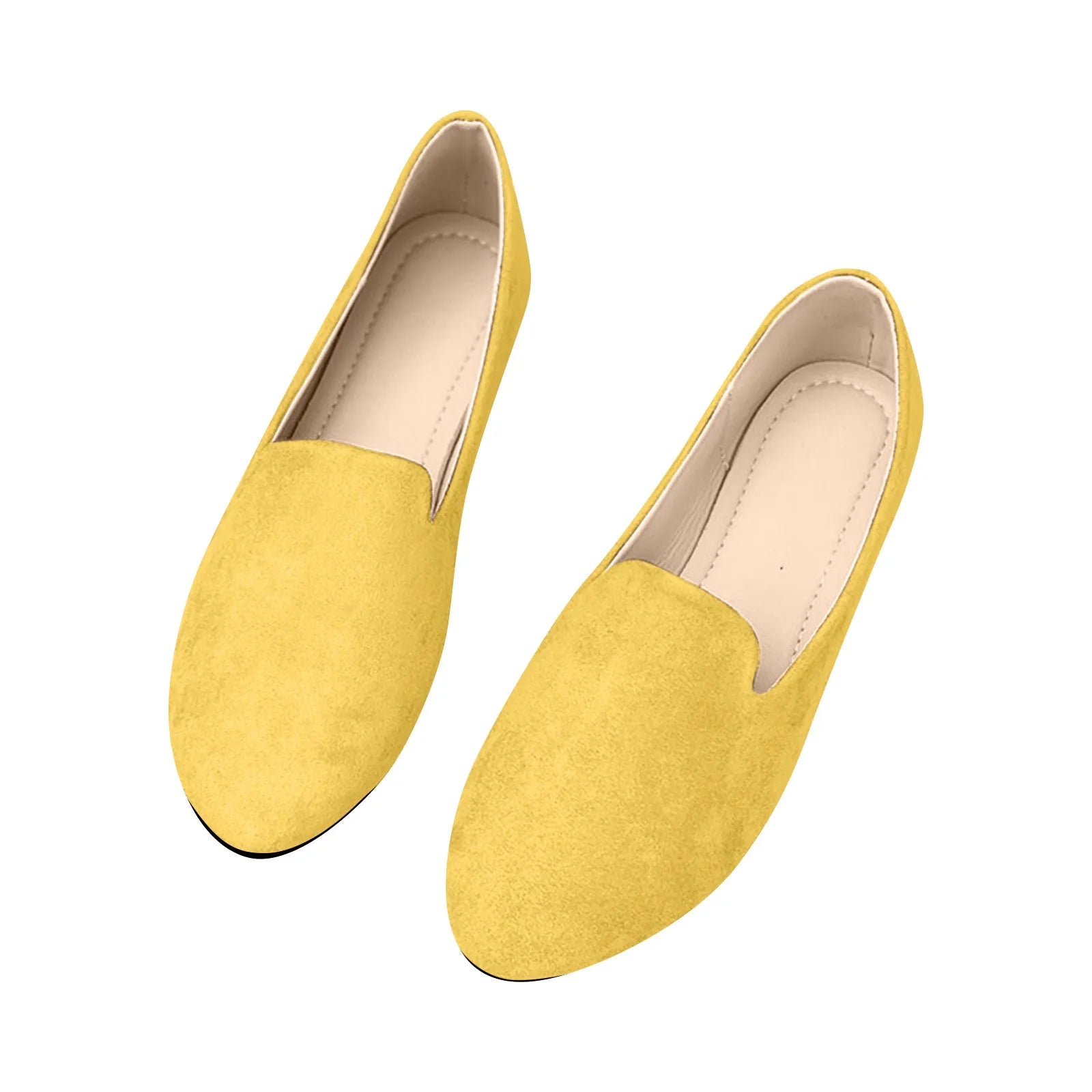 Dames Ballet Flats in Snoepkleur – Comfortabele Loafers voor Herfst in Groot Formaat - Dames - Schoenen