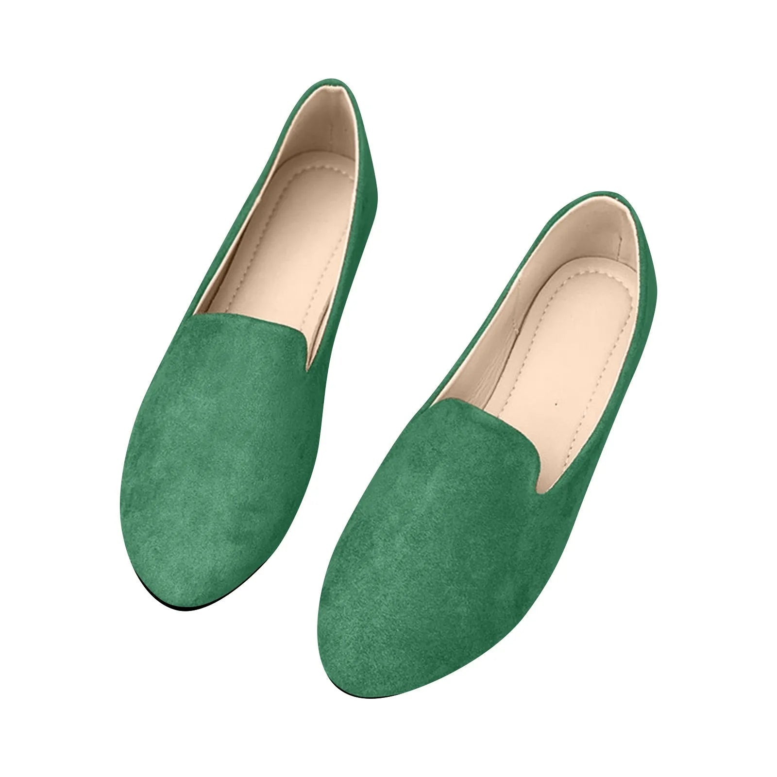 Dames Ballet Flats in Snoepkleur – Comfortabele Loafers voor Herfst in Groot Formaat - Dames - Schoenen