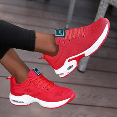 Dames Sneakers Ademend Platform Ontwerp voor Casual en Sportieve Activiteiten – Comfortabele Hardloopschoenen – met Platform - Dames - Schoenen